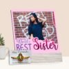 World Best Brother Sister Table Photo Frame